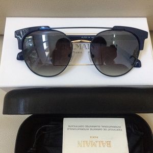 Balmain 53mm Clubmaster Sunglasses